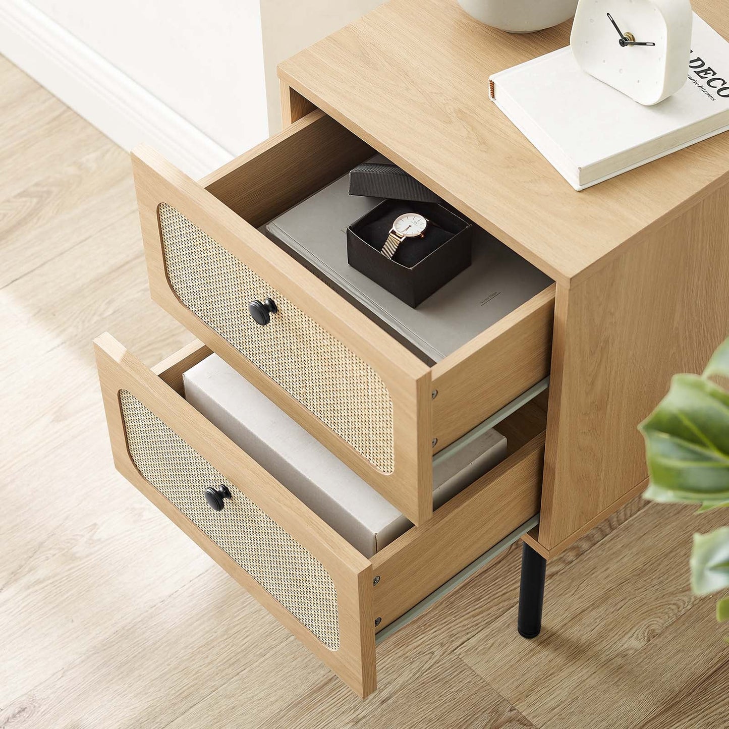 Cel 2-Drawer Nightstand