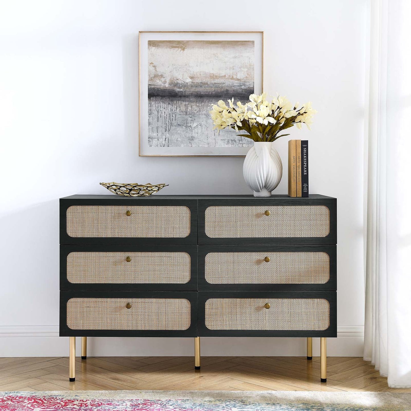 Cel 6-Drawer Compact Dresser