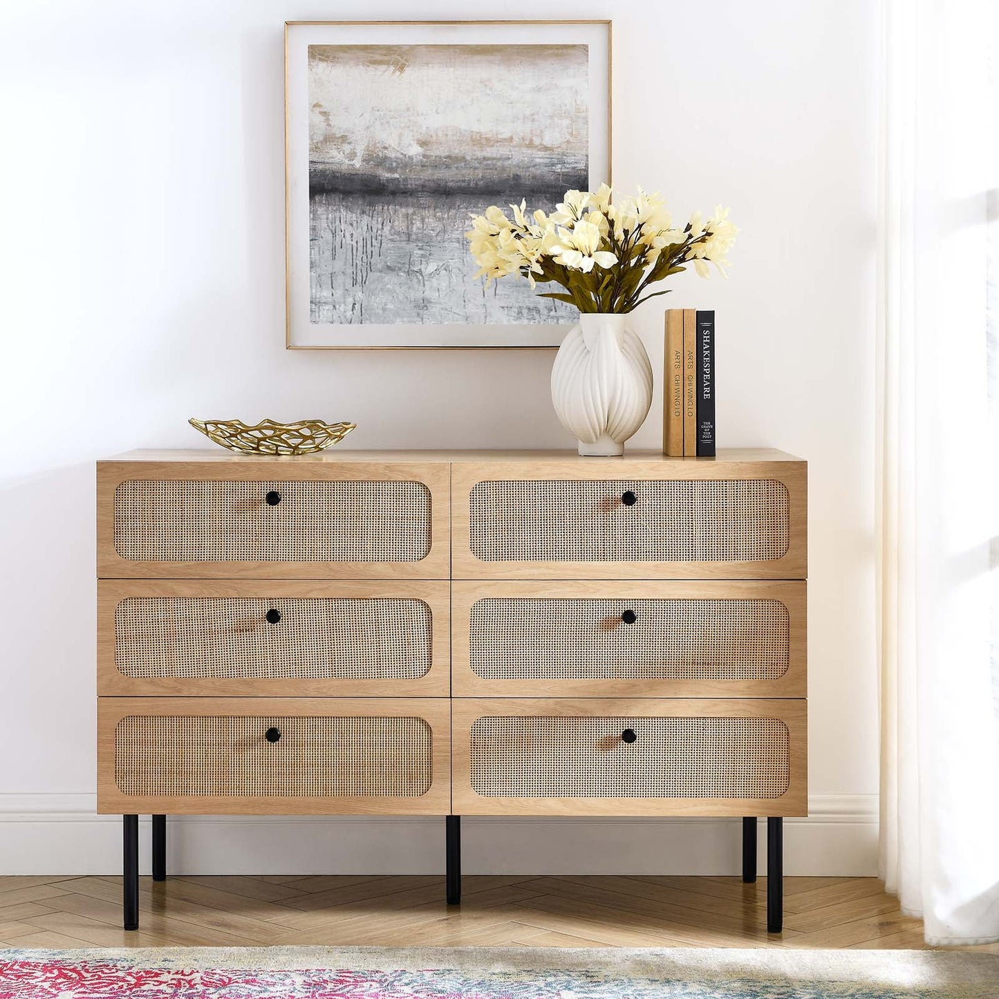 Cel 6-Drawer Compact Dresser