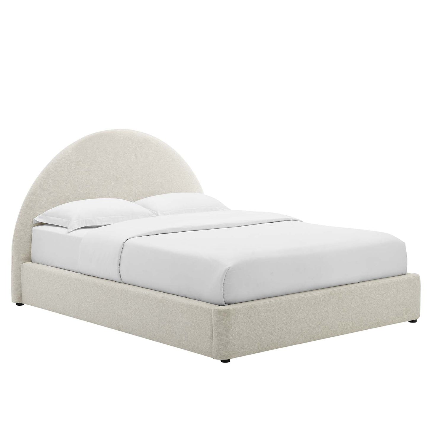 Roma Upholstered Arched Platform Bed