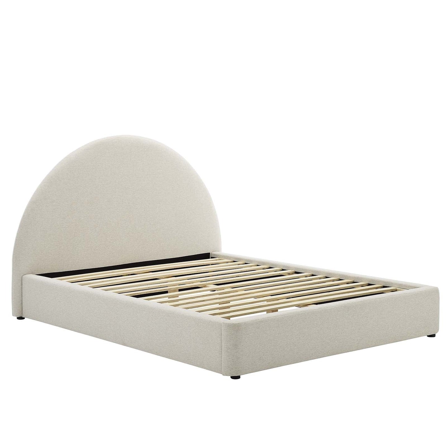 Roma Upholstered Arched Platform Bed