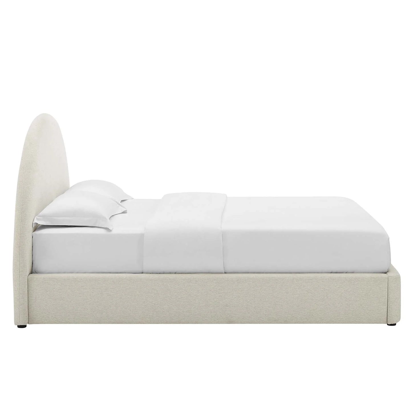 Roma Upholstered Arched Platform Bed