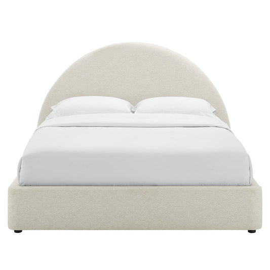 Roma Upholstered Arched Platform Bed