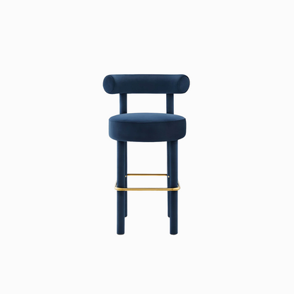 Toulouse Performance Velvet Bar Stool