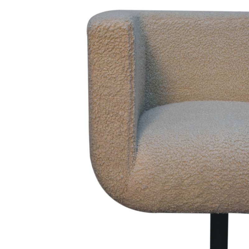 Lisder Boucle Swivel Chair