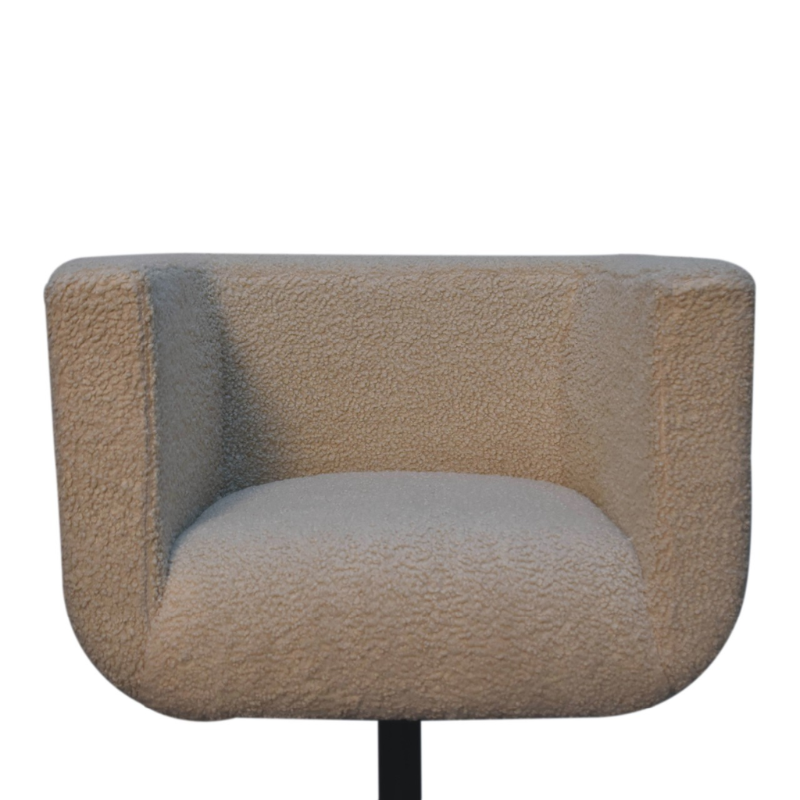 Lisder Boucle Swivel Chair