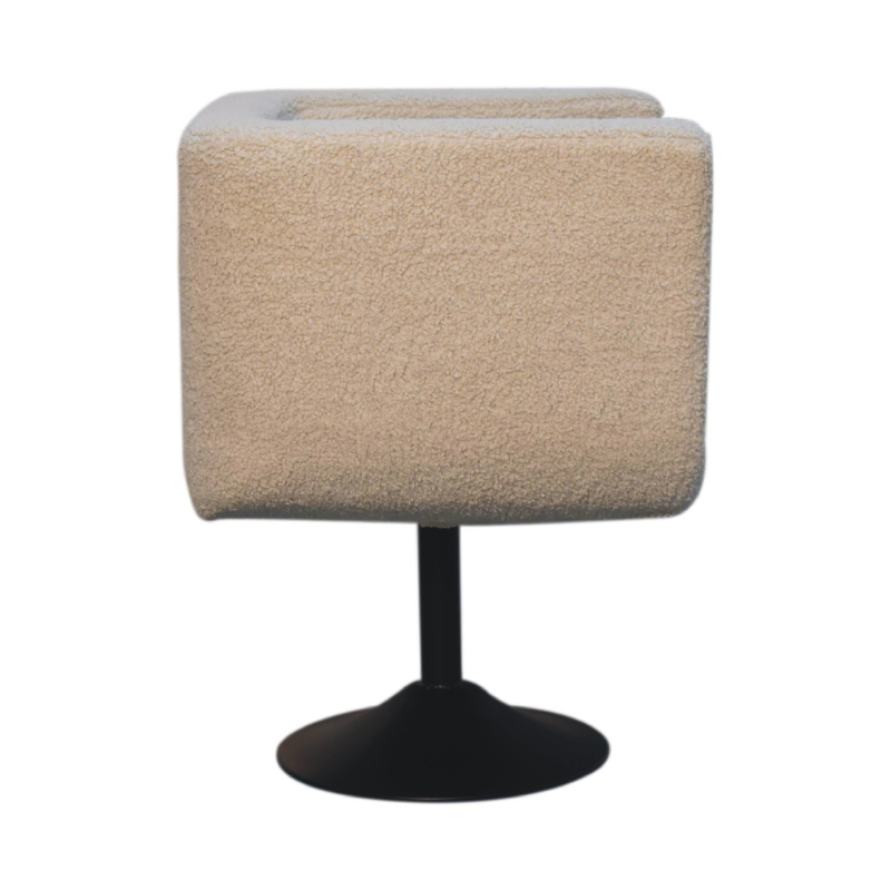 Lisder Boucle Swivel Chair