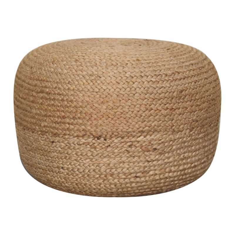 Palm Woven Ottoman